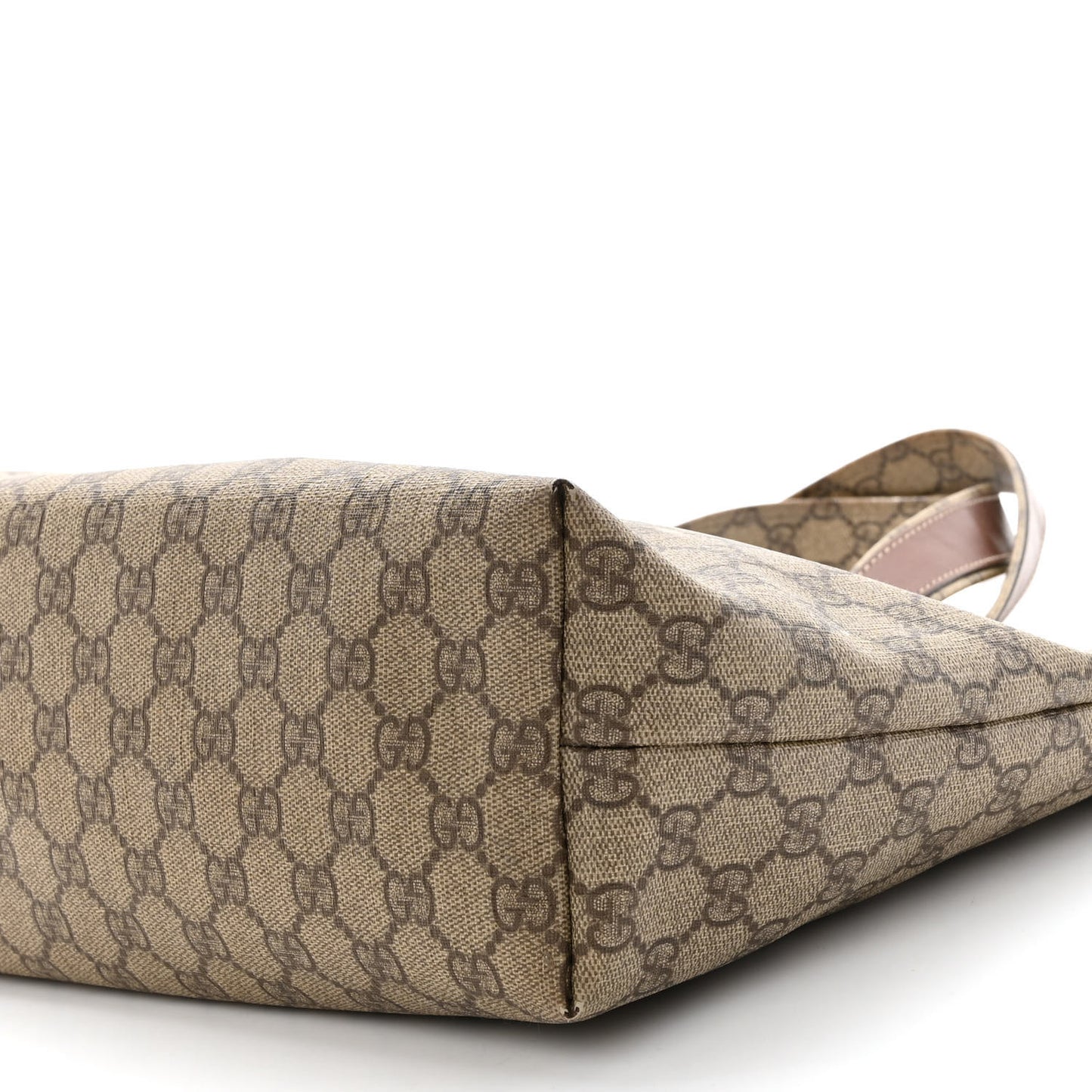 GG Plus Monogram Medium Signature Web Loop Tote Brown
