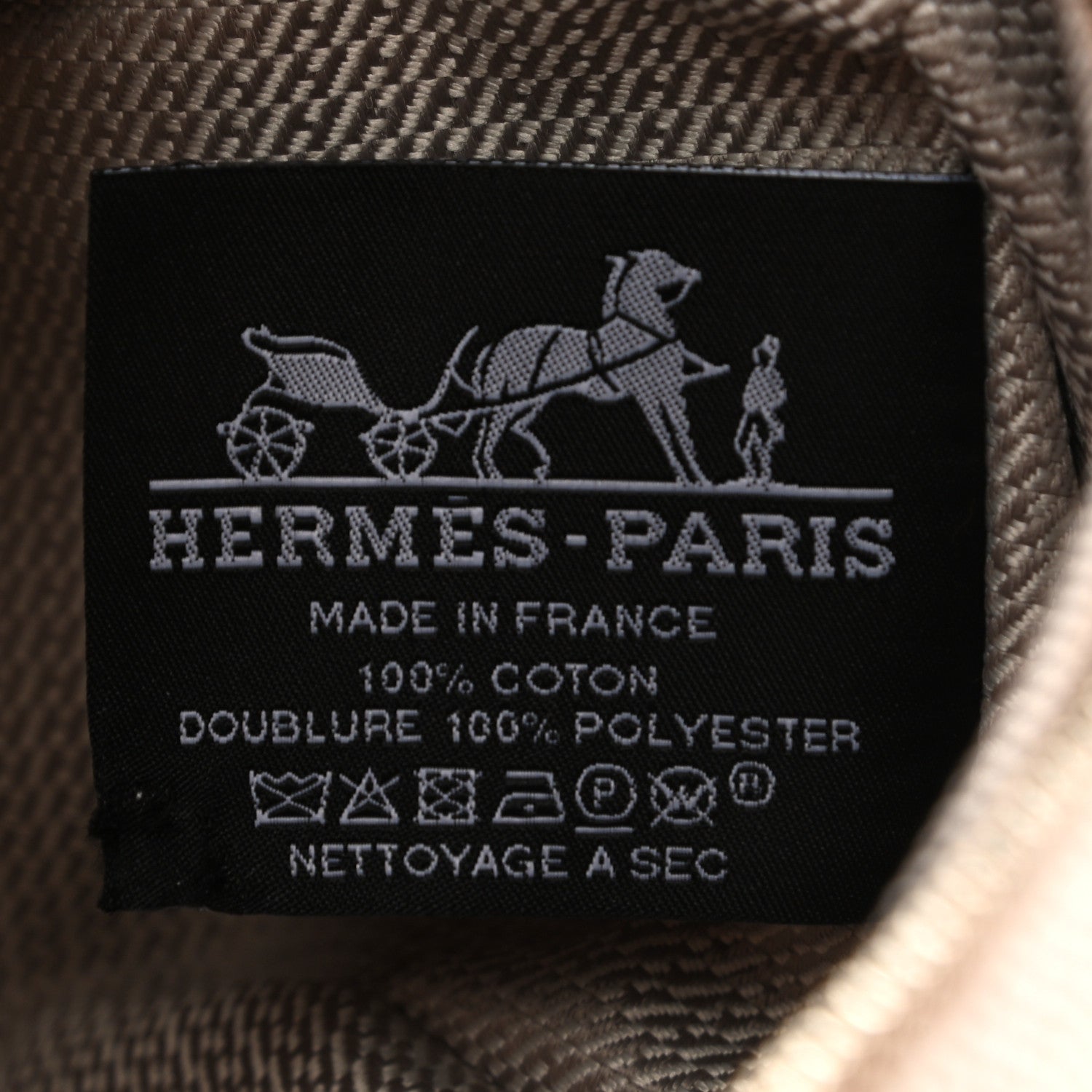 Hermes Canvas Small Bride-A-Brac Pouch Natural Orange 6 of 6