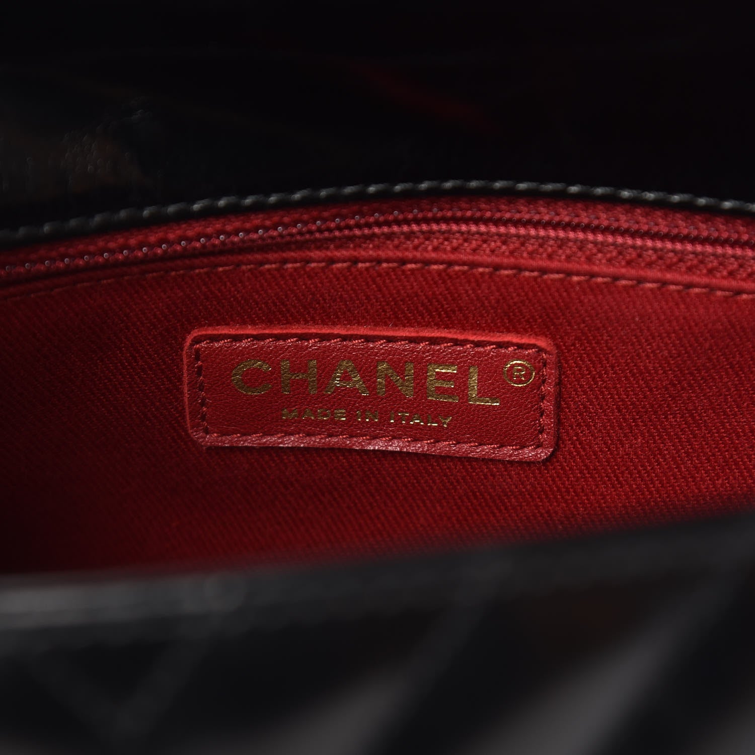 Chanel Calfskin Chevron Quilted Small Coco Handle Flap Black 8 of 11