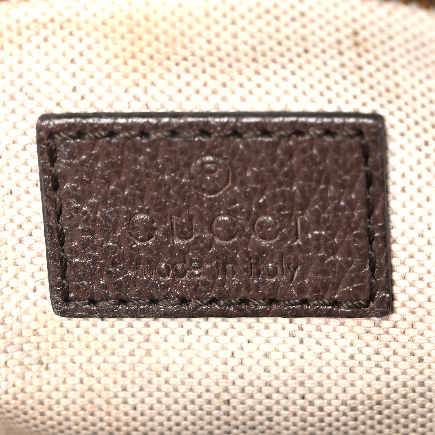 Gucci Monogram Jumbo GG Textured Dollar Calfskin Web Mini Crossbody Bag Camel Ebony New Acero 6 of 11