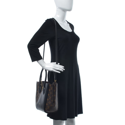 Louis Vuitton Calfskin Monogram Kimono Tote PM Black 2 of 13