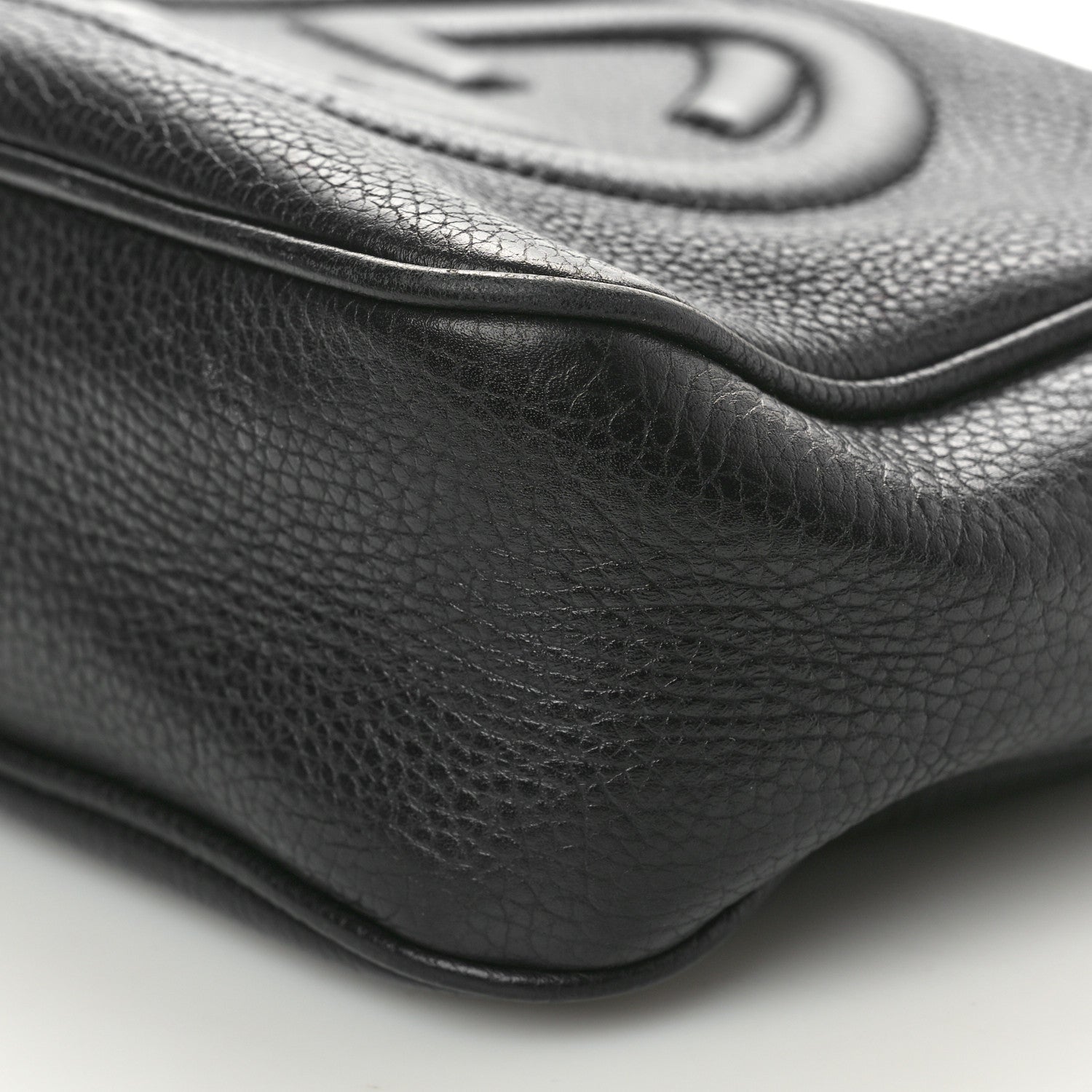 Gucci Pebbled Calfskin Small Soho Disco Bag Black 10 of 16