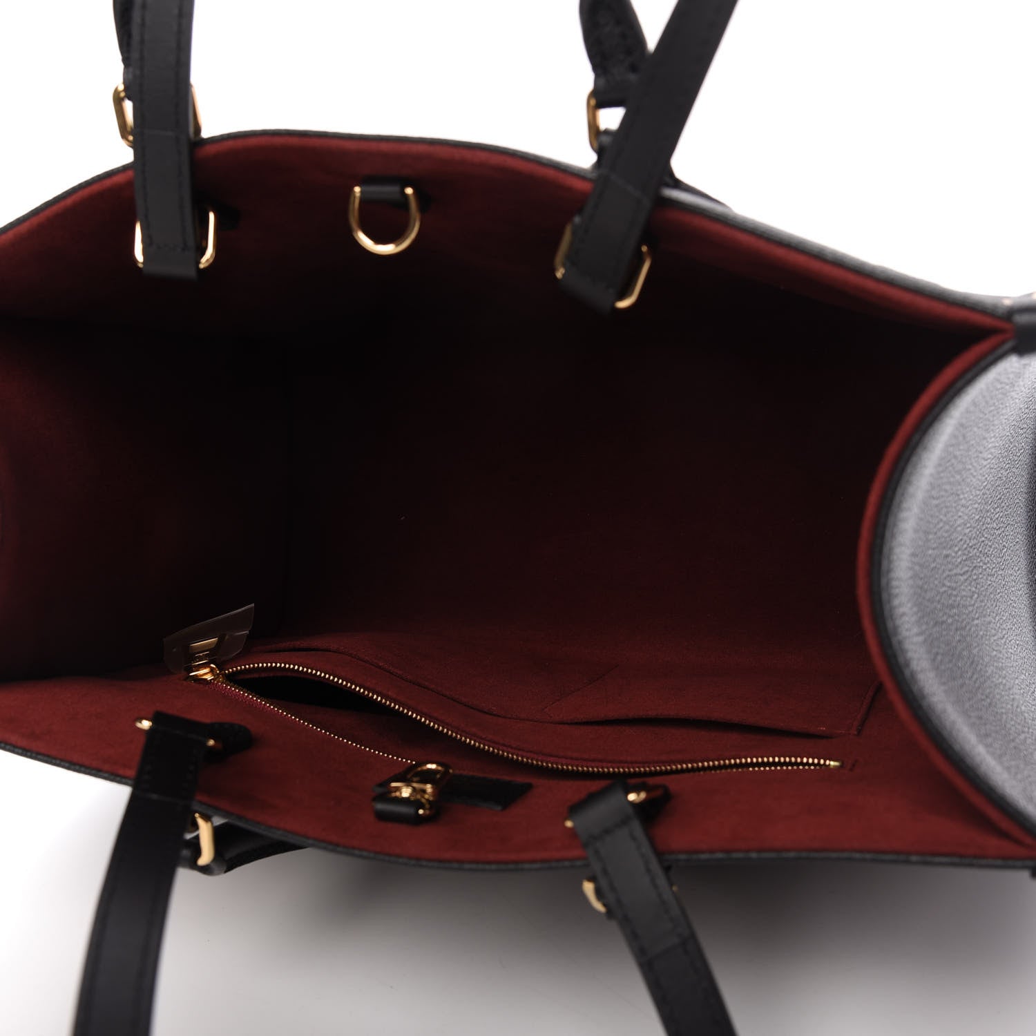 Louis Vuitton Empreinte Monogram Giant Onthego MM Black Beige 5 of 10