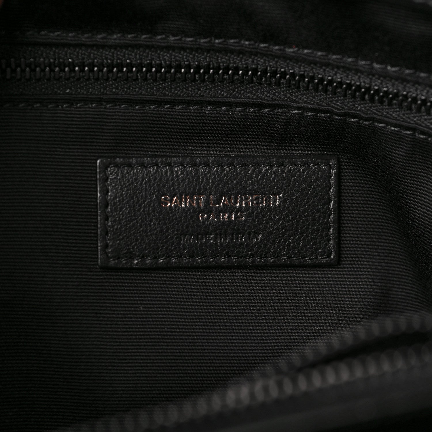 Saint Laurent Calfskin Y Quilted Monogram Medium Loulou Chain Satchel Black 5 of 7