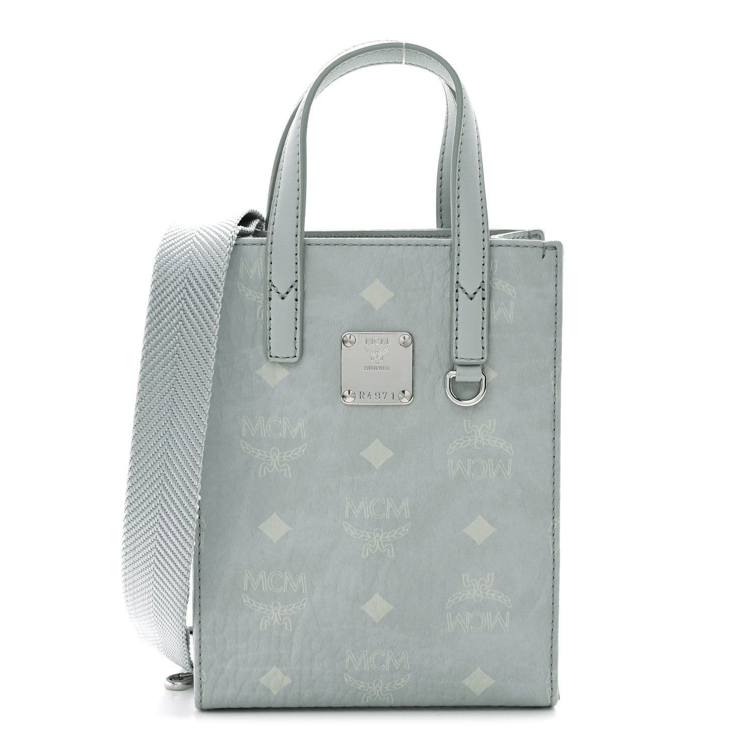 MCM Maxi Visetos X-Mini Aren Tote Sky 1 of 10