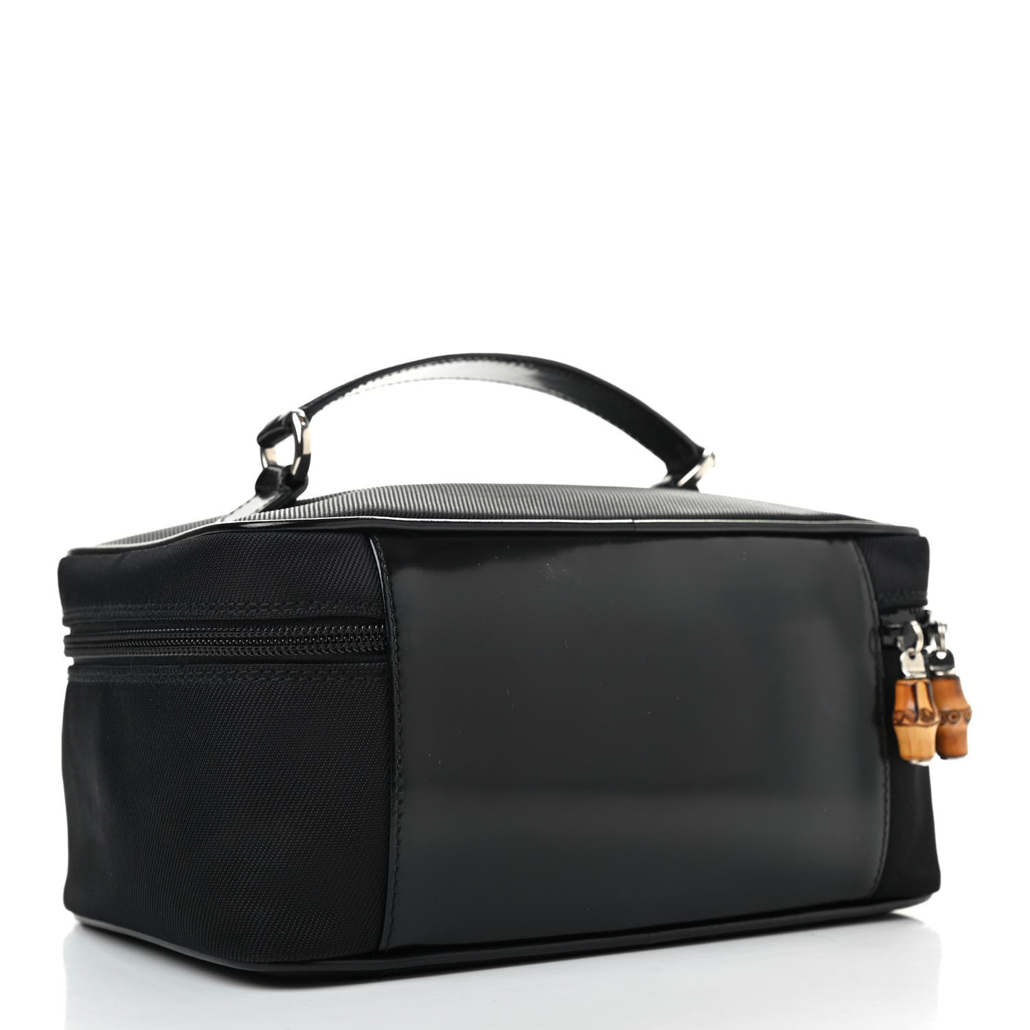Gucci Nylon Bamboo Vanity Case Black 3 of 8