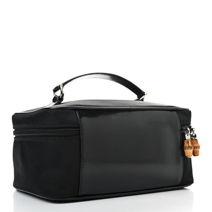 Gucci Nylon Bamboo Vanity Case Black 3 of 8