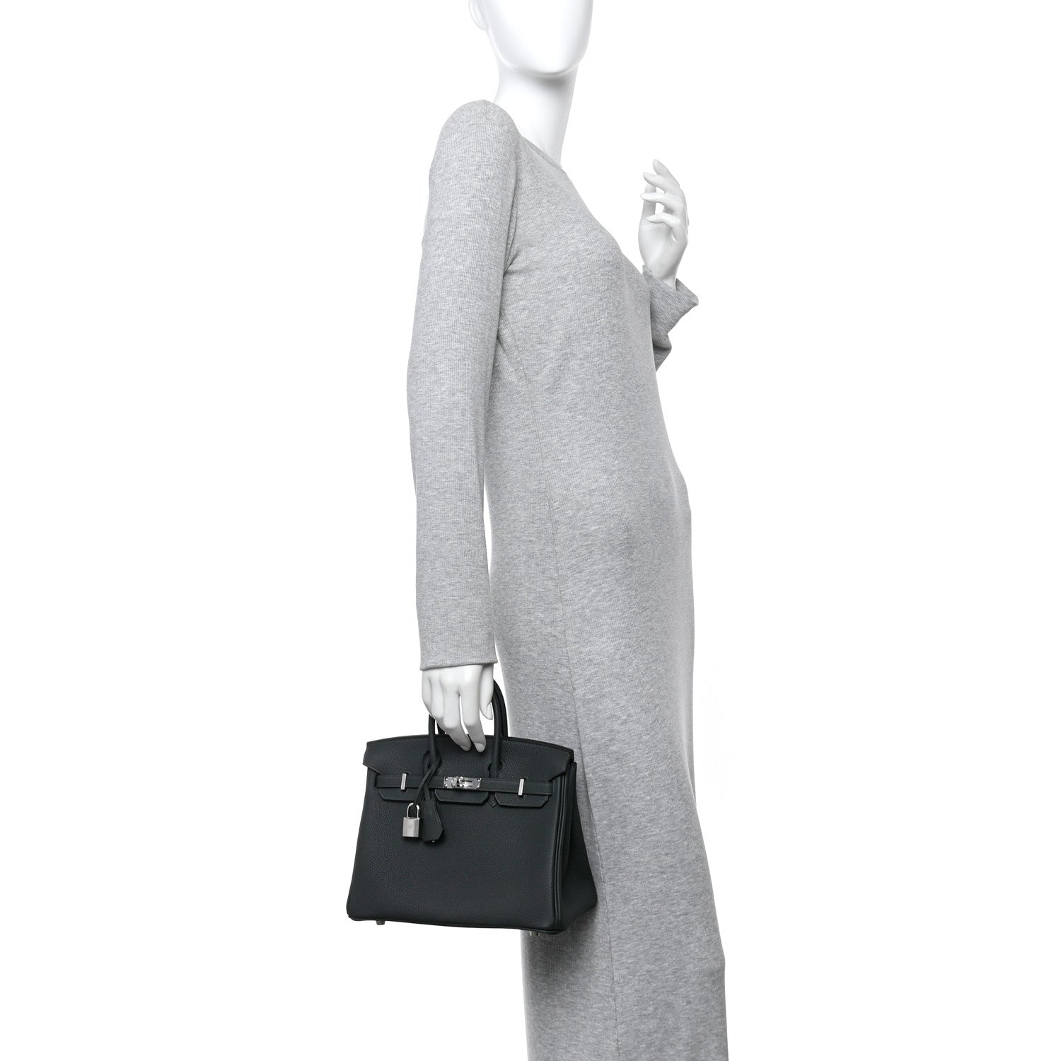 Hermes Togo Birkin 25 Vert Fonce 3 of 21