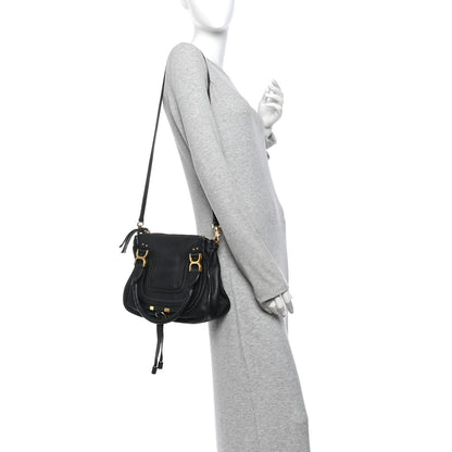 Chloe Calfskin Small Marcie Satchel Black 2 of 9