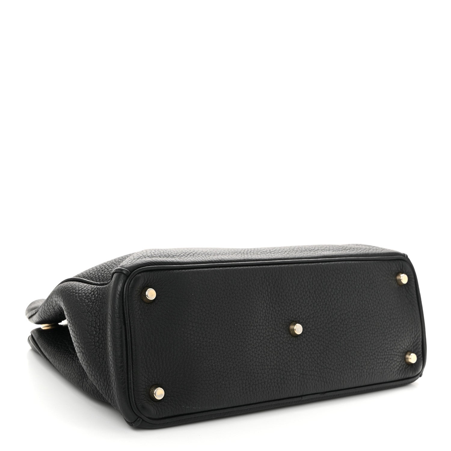 Christian Dior Bullcalf Medium Diorissimo Tote Black Rose Indien 5 of 10
