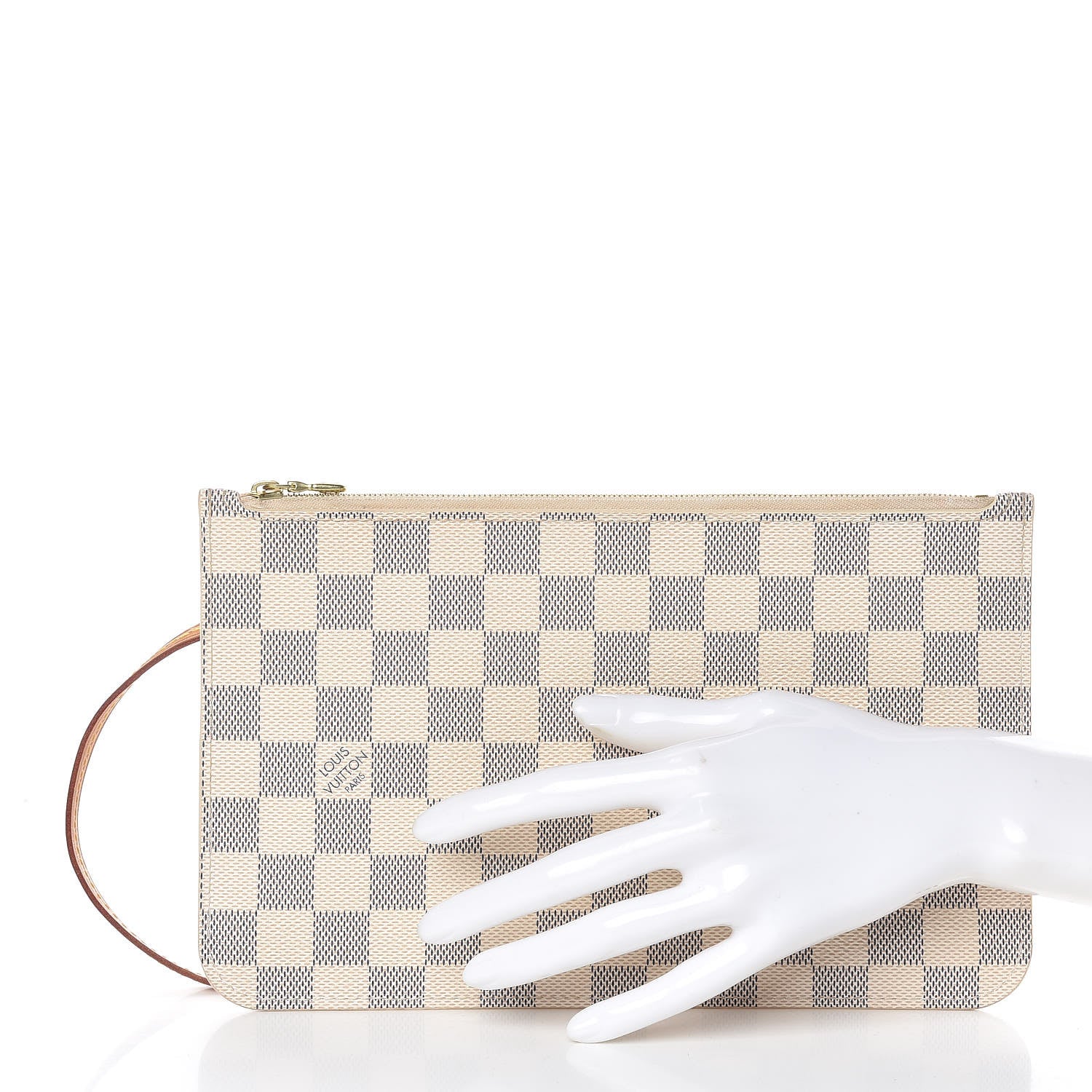Louis Vuitton Damier Azur Neverfull MM GM Pochette 2 of 12