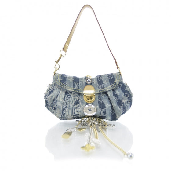 Louis Vuitton Denim Raye Judy Blame Mini Pleaty 1 of 9