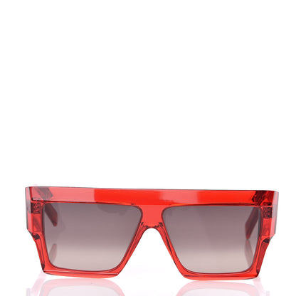 Celine Acetate Squared Sunglasses CL 400301 Red 2 of 6