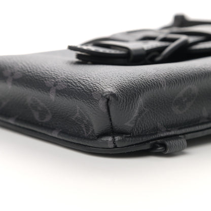 Louis Vuitton Monogram Eclipse Saumur Slingbag Black 9 of 9