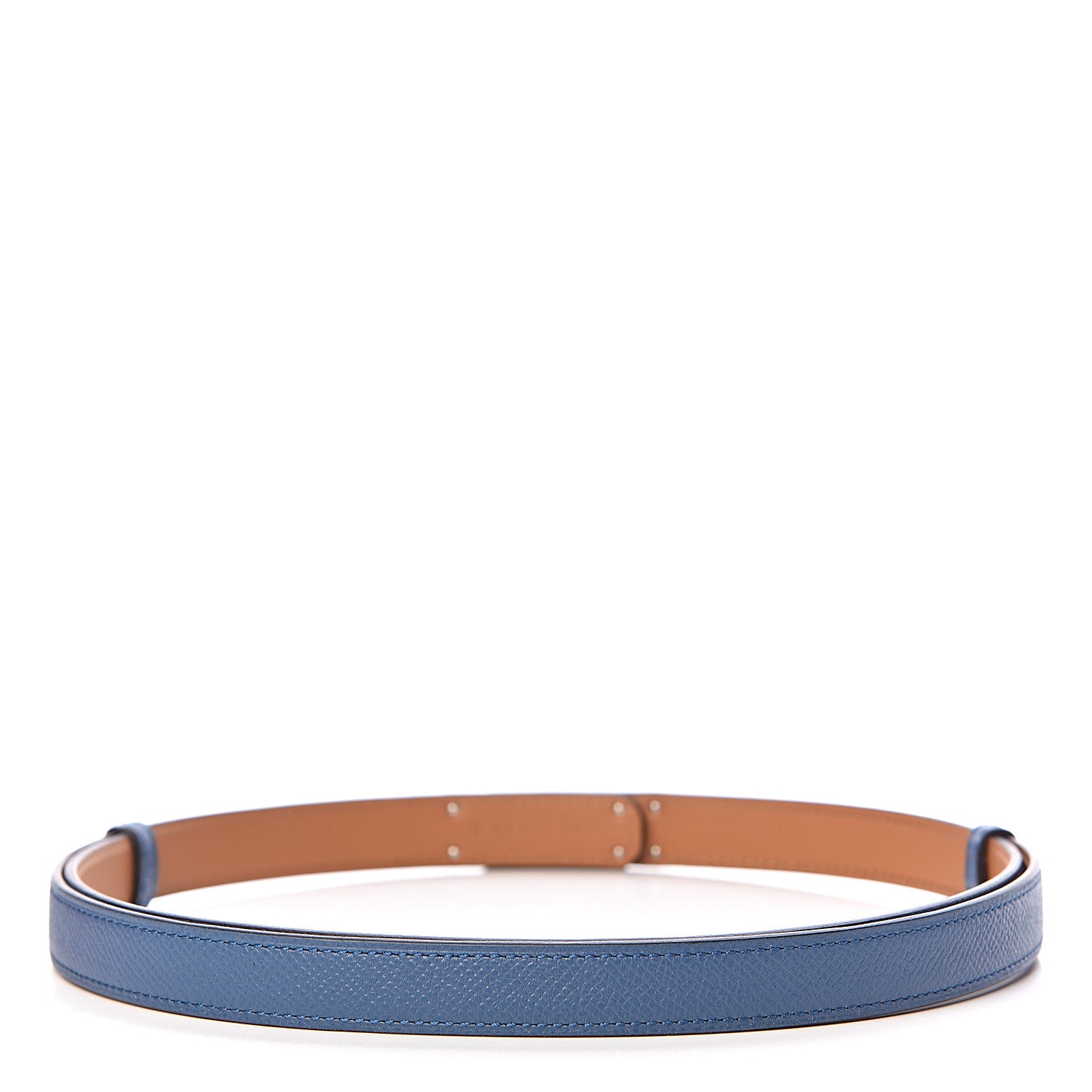 Hermes Epsom Kelly Belt Bleu Agate 3 of 5