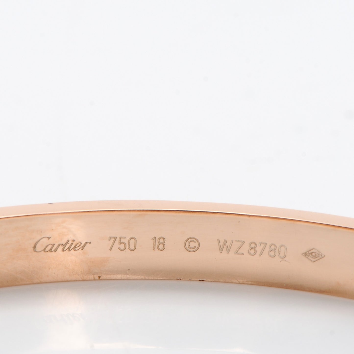 18K Pink Gold LOVE Bracelet 18