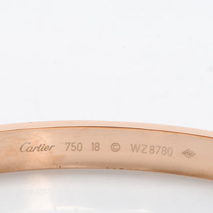 Cartier 18K Pink Gold LOVE Bracelet 18 4 of 7
