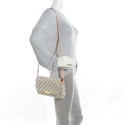 Louis Vuitton Damier Azur Favorite MM 2 of 8