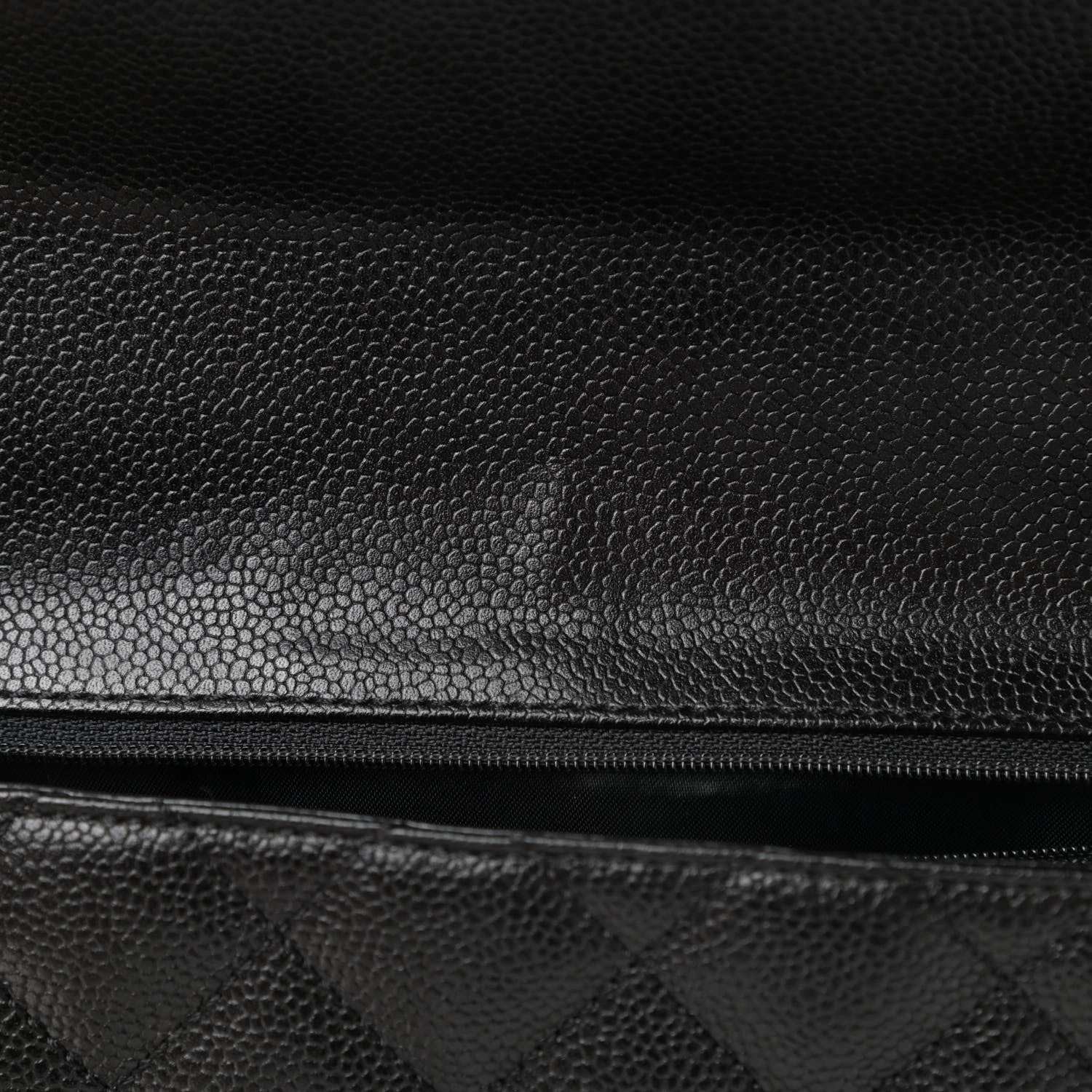 Chanel Caviar Quilted Jumbo Kelly Flap Black 12 of 12