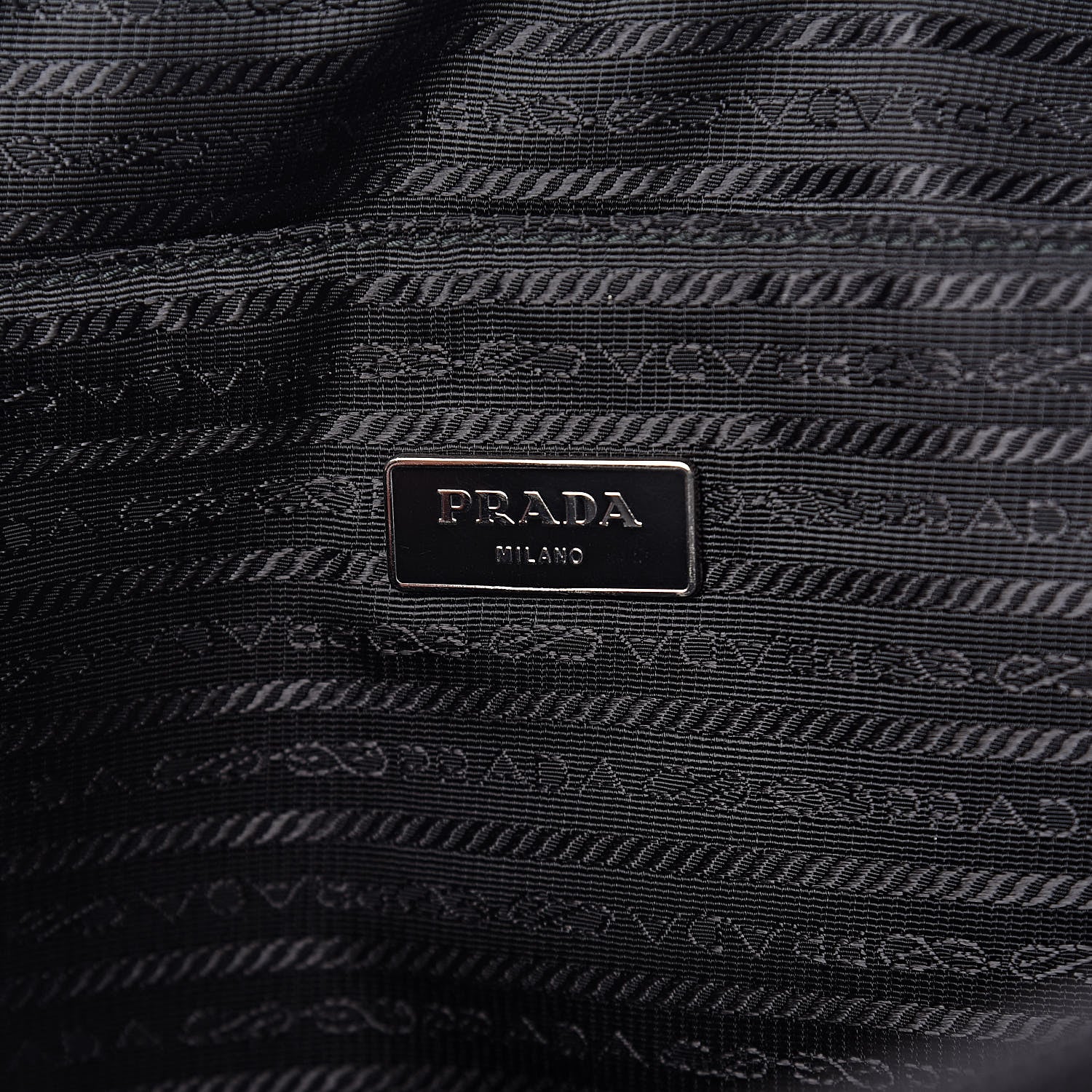 Prada Tessuto Nylon Flat Messenger Bag Black 6 of 11
