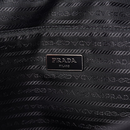 Prada Tessuto Nylon Flat Messenger Bag Black 6 of 11
