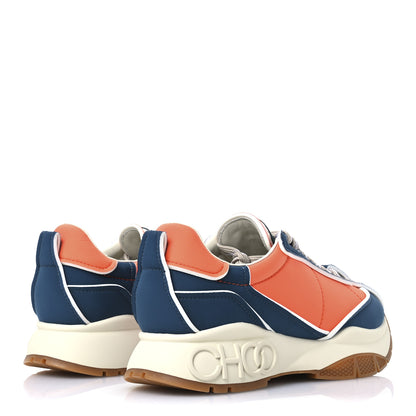 Jimmy Choo Calfskin Neoprene Raine Sneakers 40.5 Lava Teal 5 of 8