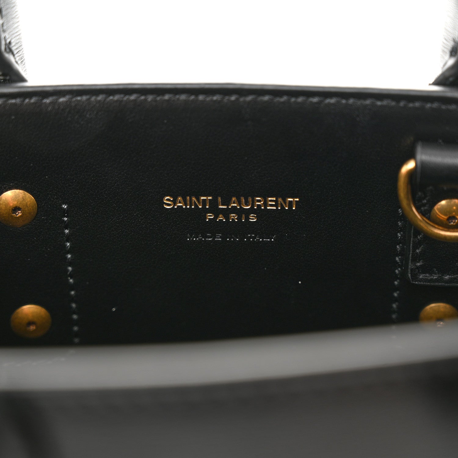 Saint Laurent Calfskin Nano Sac De Jour Black 7 of 11