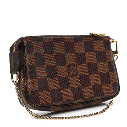 Louis Vuitton Damier Ebene Mini Pochette Accessories 3 of 7