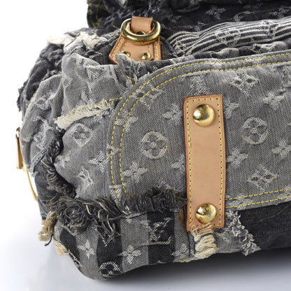 Louis Vuitton Denim Patchwork Bowly Black 6 of 11