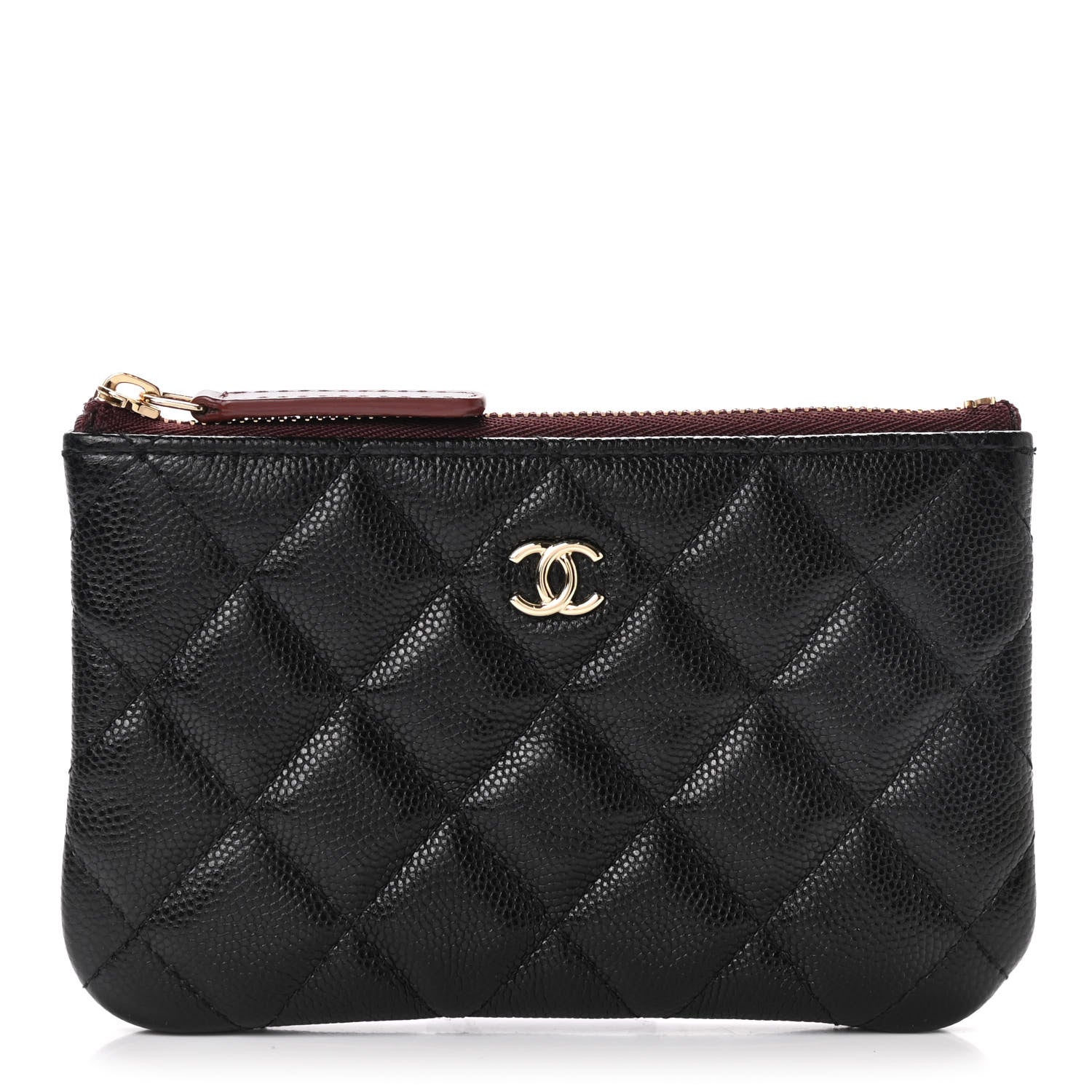 Chanel Caviar Quilted Small Cosmetic Case Black 1 of 8