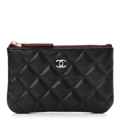 Chanel Caviar Quilted Small Cosmetic Case Black 1 of 8
