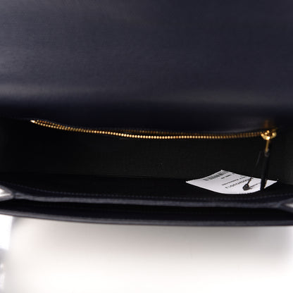 Saint Laurent Textured Calfskin Medium Classic Monogram Universite Bag Deep Marine 5 of 8