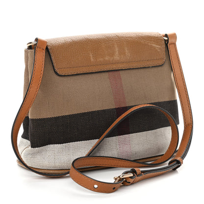Burberry Canvas Mega Check Crossbody Brown 3 of 11