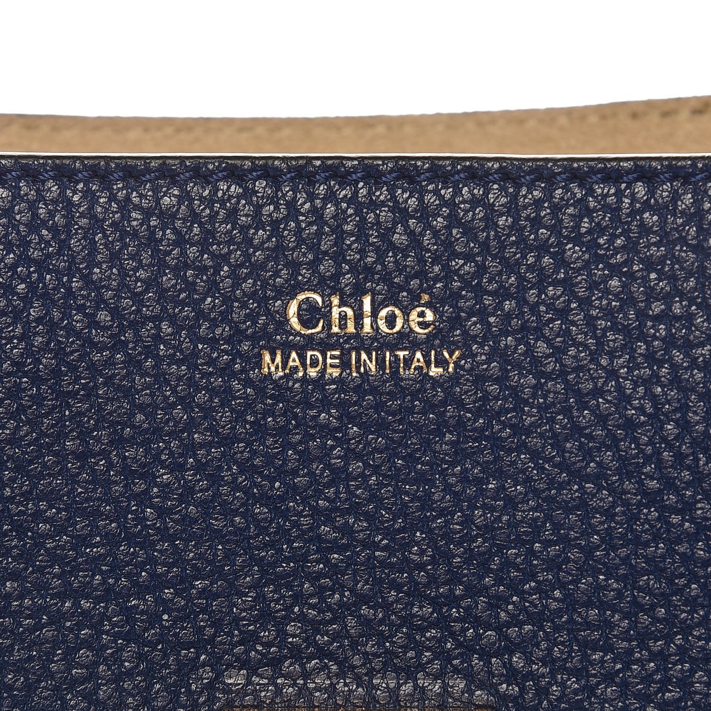 Grained Lambskin Mini Drew Shoulder Bag Royal Navy