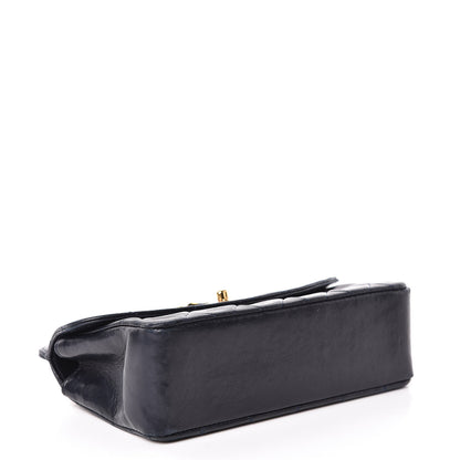 Chanel Lambskin Quilted Small Single Flap Navy 5 of 17