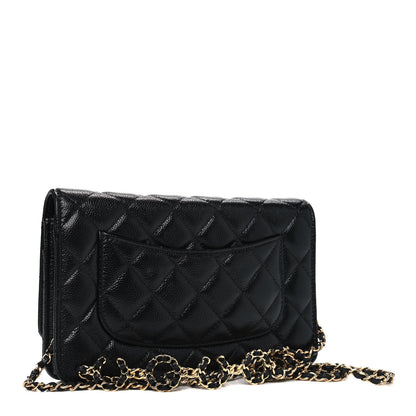 Chanel Caviar Quilted Miss Coco Wallet On Chain WOC Black 2 of 4