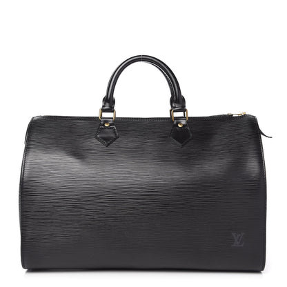 Louis Vuitton Epi Speedy 35 Black 1 of 10