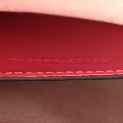 Gucci Calfskin GG Matelasse Small Slim Chain Shoulder Bag Rhodamine Pink Natural Rhodamine Pink Natural 7 of 10