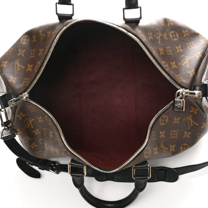 Louis Vuitton Monogram Macassar Keepall Bandouliere 45 5 of 14