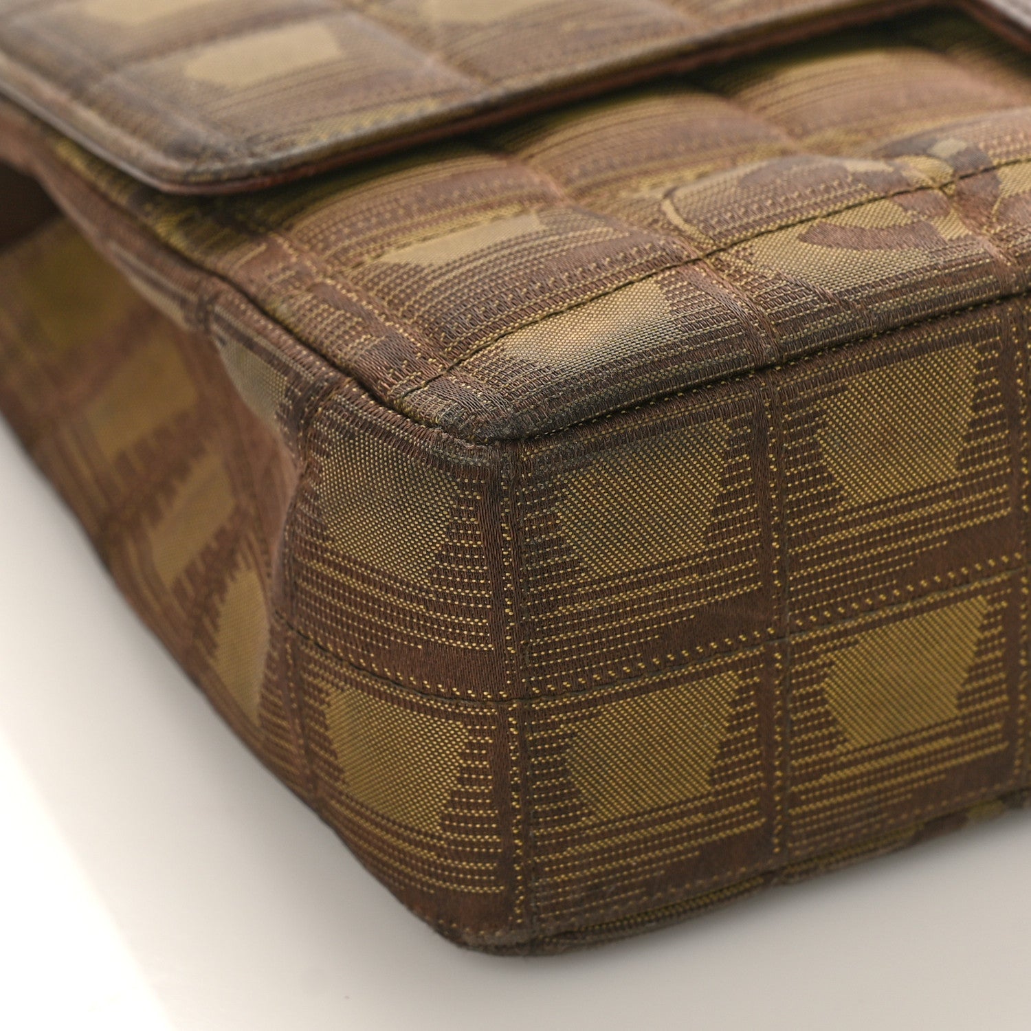 Chanel Nylon Medium Travel Flap Brown 8 of 9