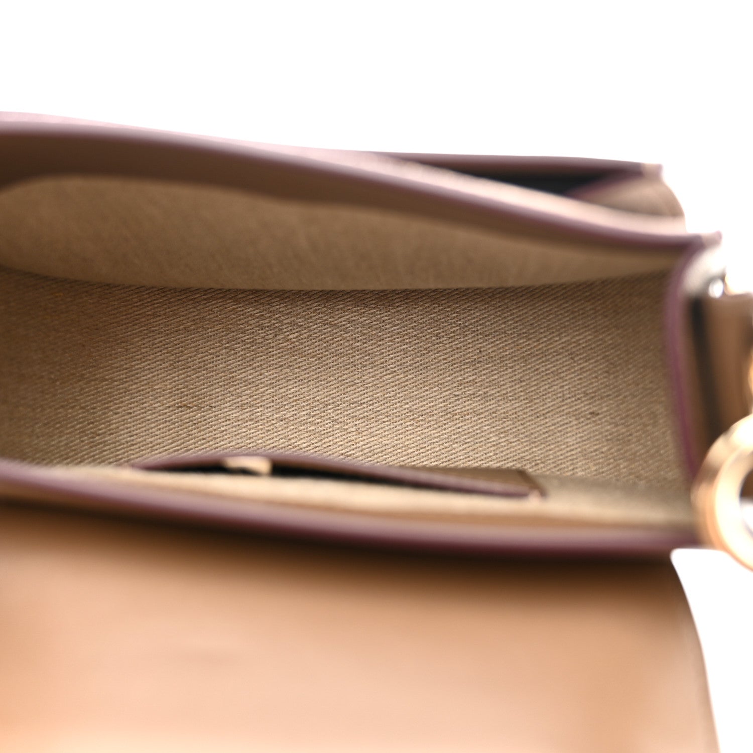 Chloe Calfskin Small Tess Bag Dark Nut 5 of 10