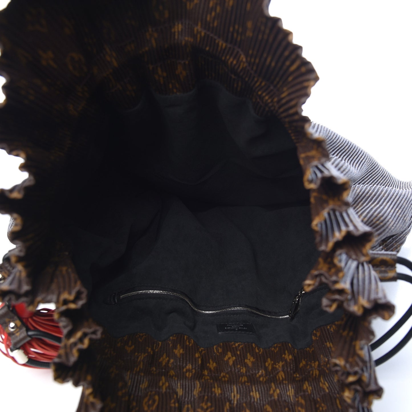 Monogram Canvas Pleated Explorer GM