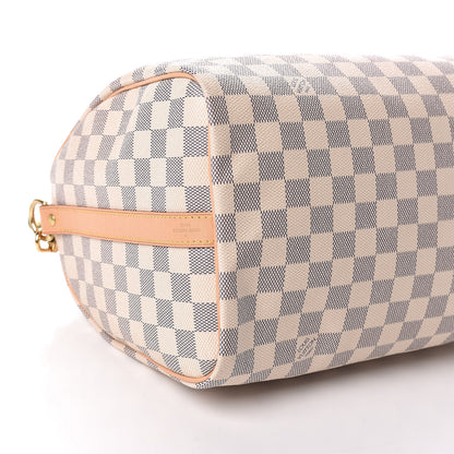Louis Vuitton Damier Azur Speedy Bandouliere 30 9 of 10