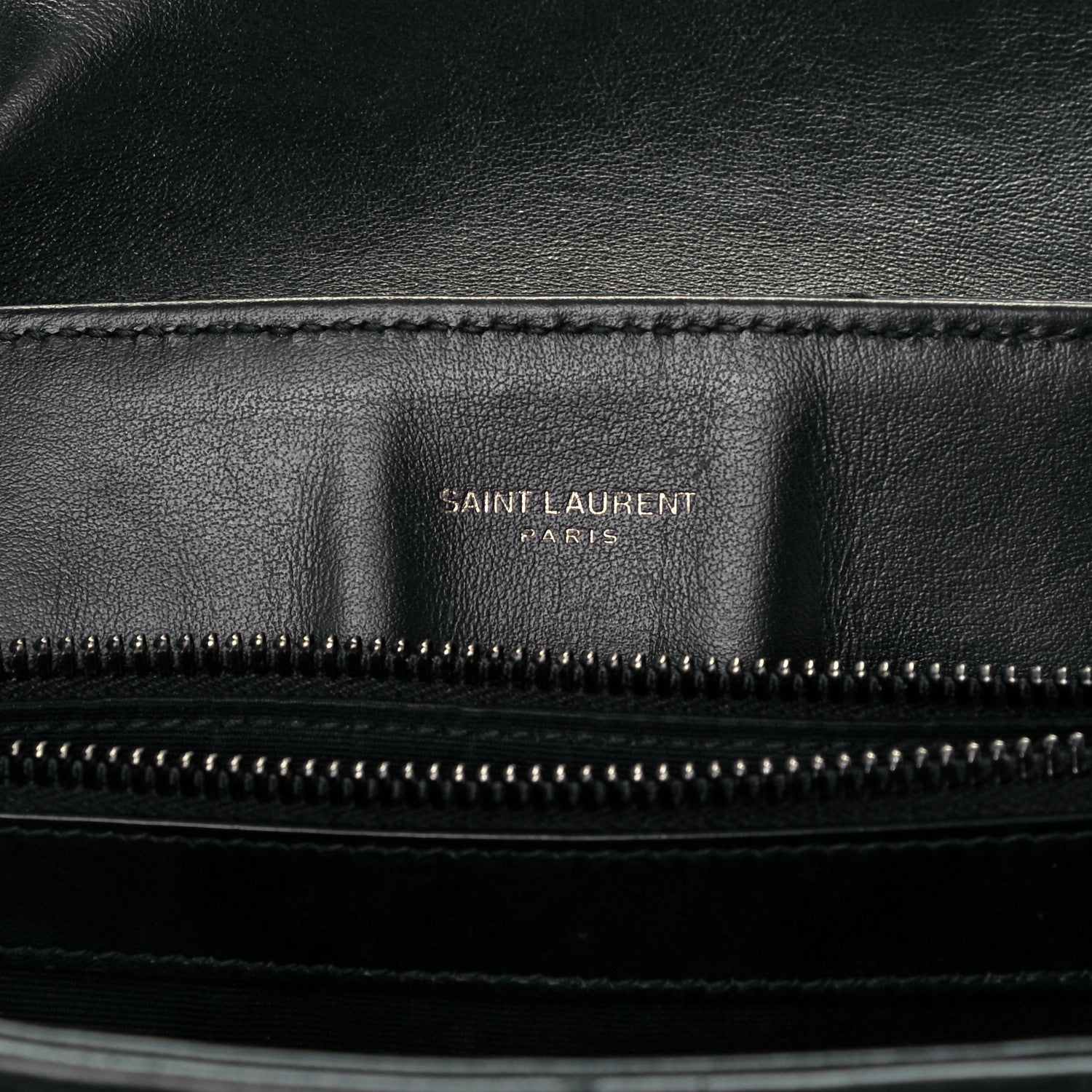 Saint Laurent Calfskin Y Quilted Monogram Medium Loulou Chain Satchel Black 8 of 11