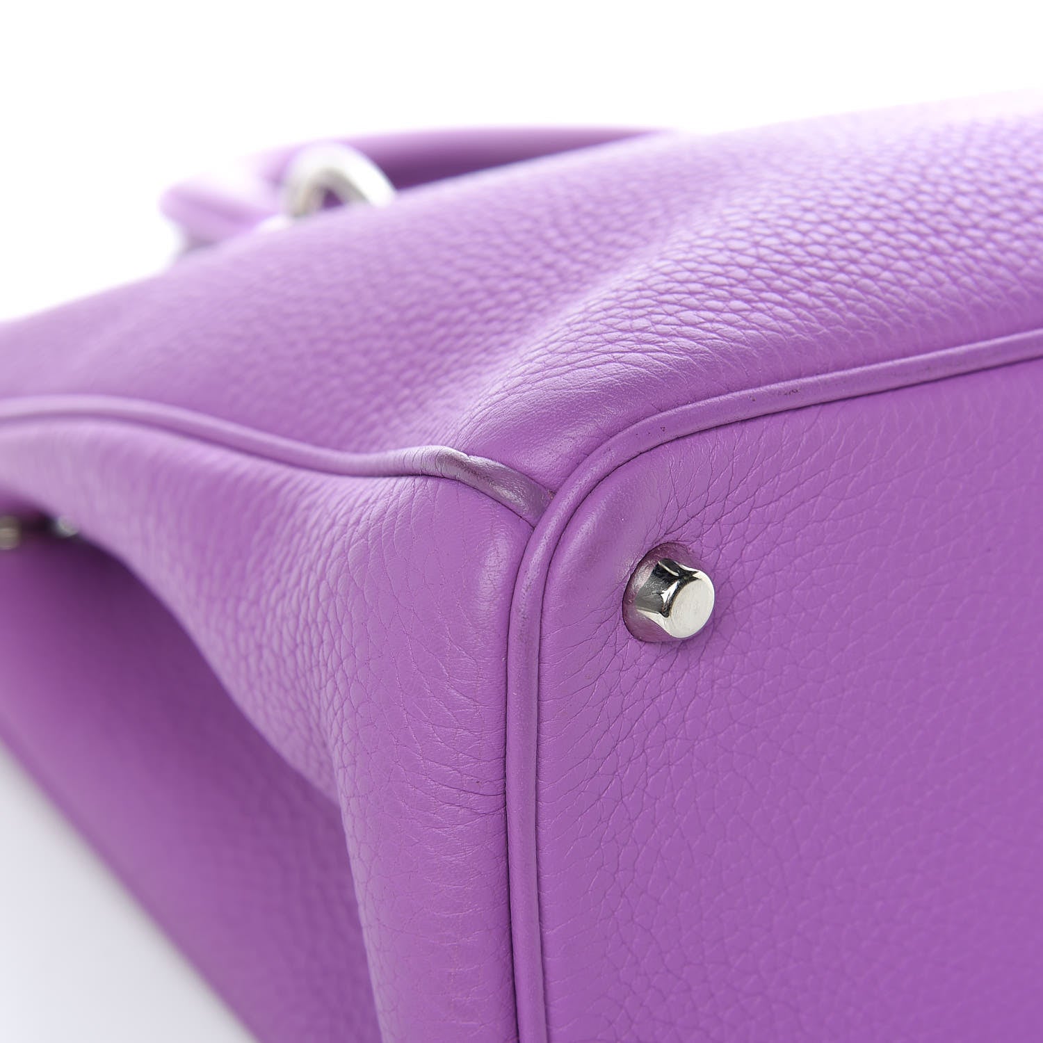 Christian Dior Bullcalf Medium Diorissimo Tote Parme 8 of 11