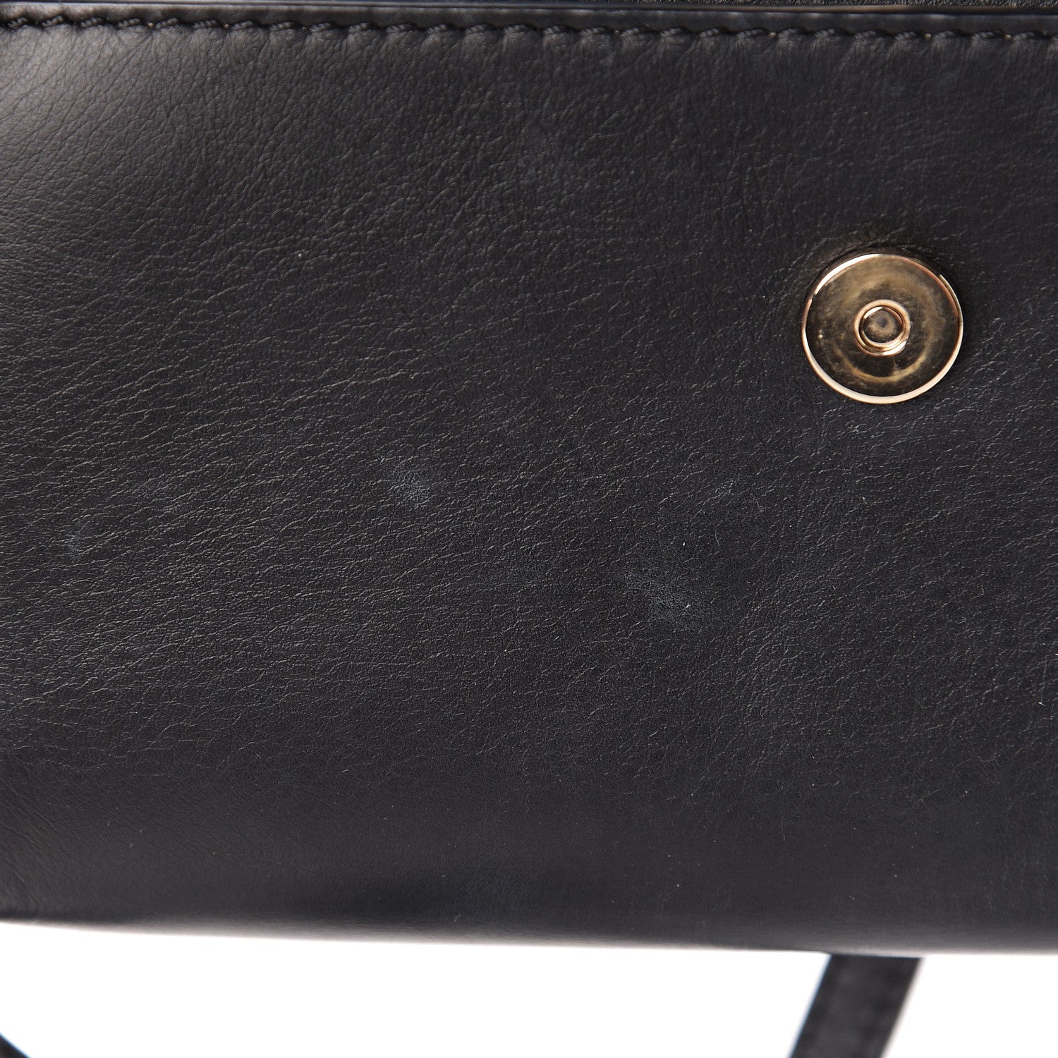 Chloe Suede Calfskin Mini Faye Shoulder Bag Black 8 of 14
