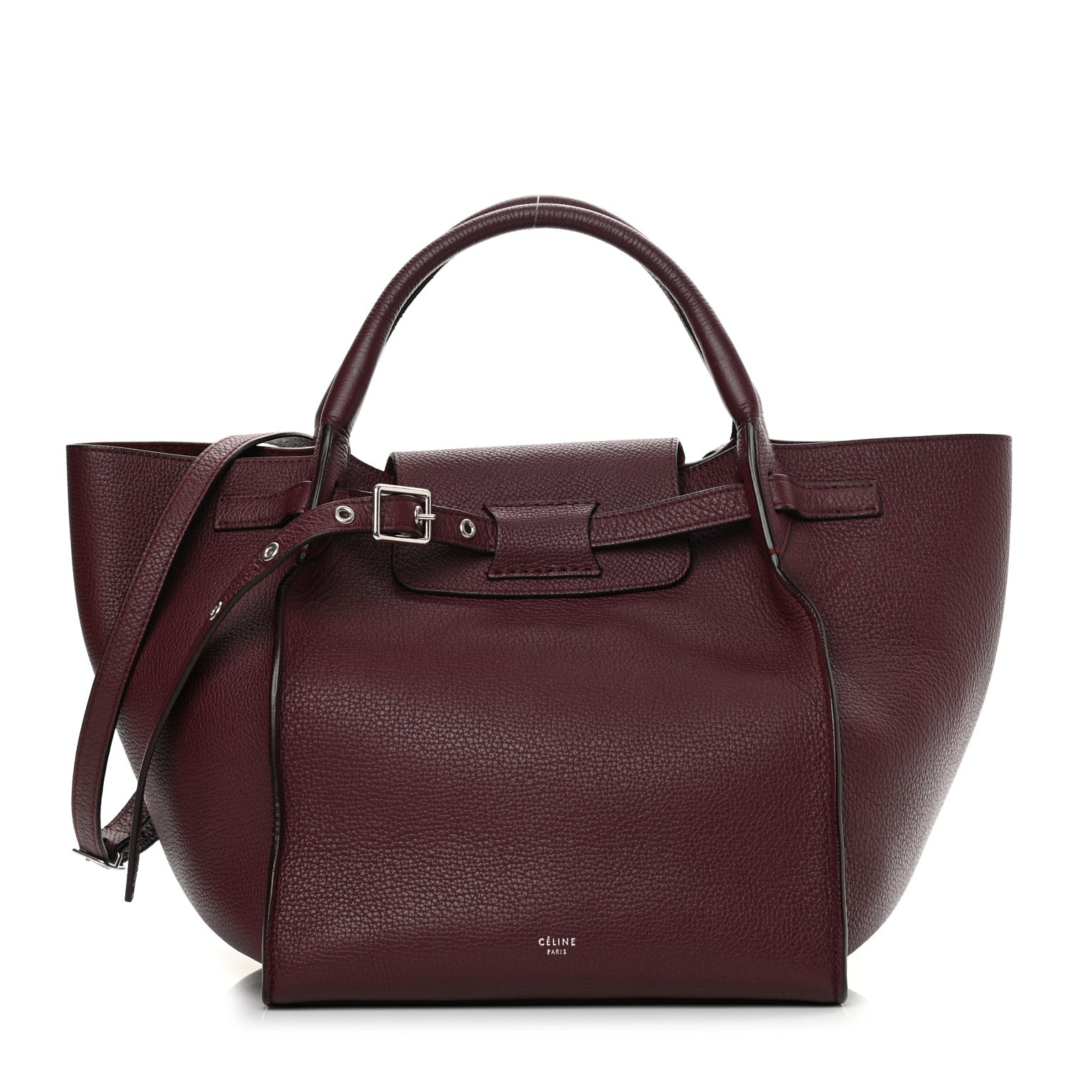 Celine Supple Grained Calfskin Small Big Bag Wine 1 of 11