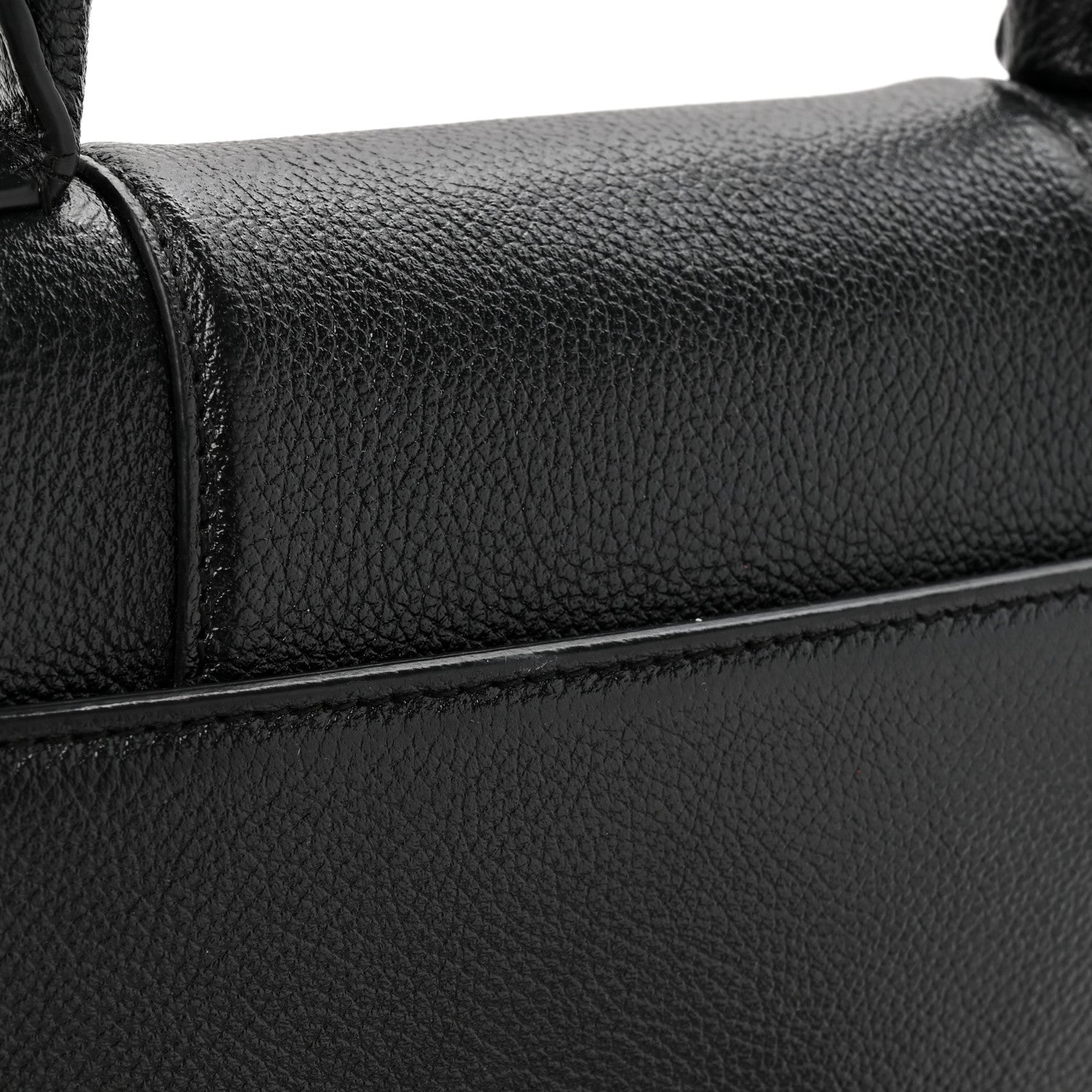 Balenciaga Grained Calfskin Small Hourglass Top Handle Bag Black 14 of 14