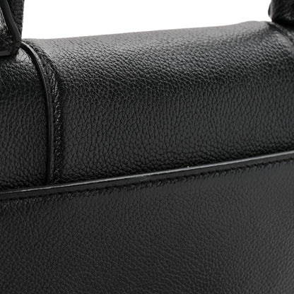 Balenciaga Grained Calfskin Small Hourglass Top Handle Bag Black 14 of 14