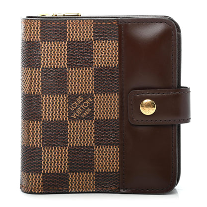 Louis Vuitton Damier Ebene Zippe Zipped Compact Wallet 1 of 5
